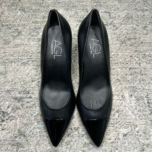 AGL Block Heel Pumps Stefy Attilio Giusti Leombruni  Size 8
